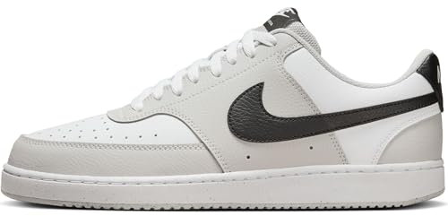 NIKE Herren Court Vision LO Sneaker, Grey Fog Black White, 44 EU