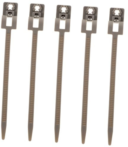 SWOOMEY Universelle Kabelbinder Mit Druckbefestigung 5 Stück Nylon Kabelklemme Verstellbar Für Kabelbaum Rundrohr Befestigung Im Auto Motorrad