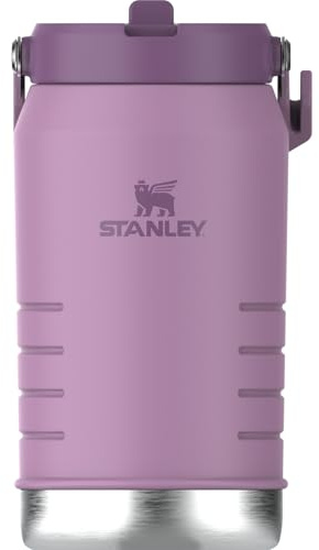 Stanley IceFlow 2.0 Flip Straw Jug with Handle 64 oz | Twist On Lid and Flip Up Straw | Leakproof for Travel and Sports | Insulated Stainless Steel |BPA-Free | Lilac