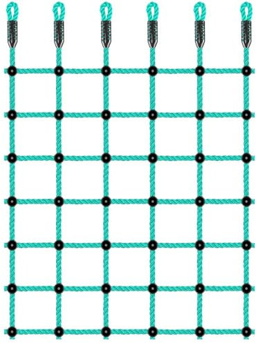 BeneLabel Rete da arrampicata per bambini, per interni ed esterni, da giardino, per la cameretta dei bambini, in nylon, per attrezzi da gioco, altalena per bambini, parco giochi, casa sull'albero