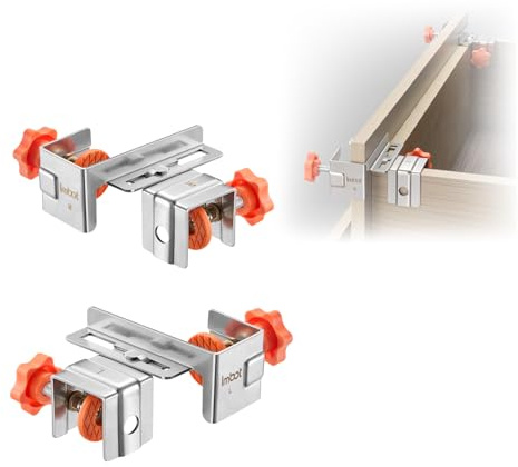 Imbot Drawer Front Installation Clamps， Adjustable Cabinet Drawer Mounting Hardware Clamps For Home Bedroom Woodworking Tools, Living Room Drawer Panel Installation