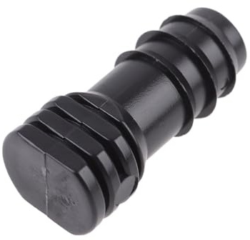 INOOMP 20pièces Bouchon De Tube PE pour Serre Bouchon Étanche Pratique Plastique Embout Intérieur pour Tuyau Arrosage Jardin Noir Installation Facile Et Fixation Sécurisée