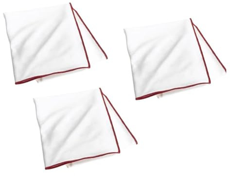 Omvial Wine Glass Polisher and Wine Glass Polishing Cloth for Lint, and -Free Cleaning of Wine Glasses,White 3PCS