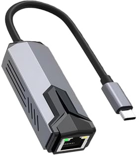 Adaptador tipo C USB 3.0 RJ45 de 5000 Mbps, conexión rápida a Internet para accesorios de computadora, adaptador de escritorio
