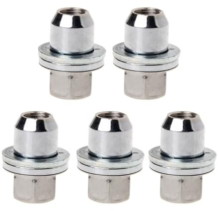 Bullone Ruota Compatibile Con Land Per Rover Per Discovery 3 4 5 Cerchi In Lega Bulloni Dadi LR068126 RRD500510 LR068126 RRD500290 RRD500590 5 Pezzi