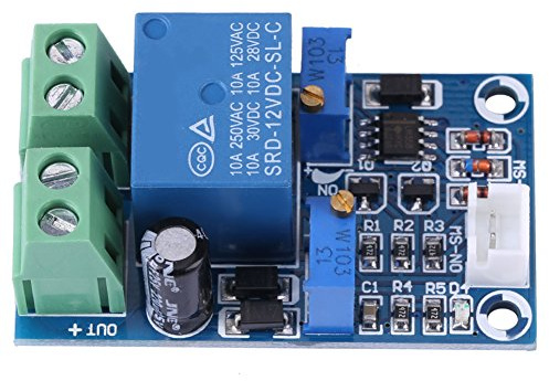 Fydun Corte De Batería Por Bajo Voltaje 12V Batería Corte De Bajo Voltaje Interruptor Automático Encendido Módulo Protección Recuperación Tablero Protección Prolongue Útil La