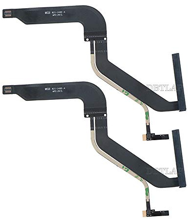 2PCS HDD Hard Drive Flex Kabel Kompatibel für Macbook Pro 13 2012 A1278 821-1480-A