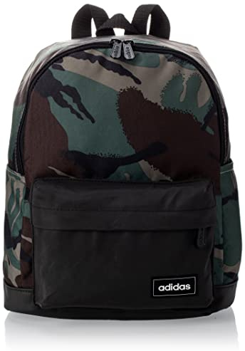 adidas CLSC S Camo BP Rucksack, Erwachsene Unisex, Schwarz/MULTCO/VERLEG (Mehrfarbig), Einheitsgröße