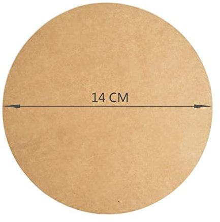 200 Blatt Ø14cm Airfryer Backpapier Für Heißluftfritteuse Zuschnitte Rund, Hitzebeständig Antihaftbeschichtet Pergamentpapier Für Pizza, Ofen, Luftfritteuse, Bratpfanne, Grill
