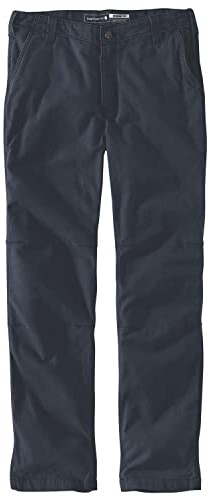 Carhartt Rugged Flex Slim Fit Canvas 5-Pocket Tapered Work Pant, Pantalones Hombre, Azul (Azul Marino), 33W / 30L