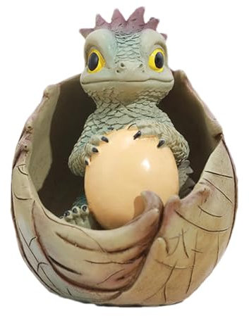 dragon egg decoration, dragon egg ornament, resin dragon egg statue, dragon egg ornament, miniature figures, dragon figurine for decora