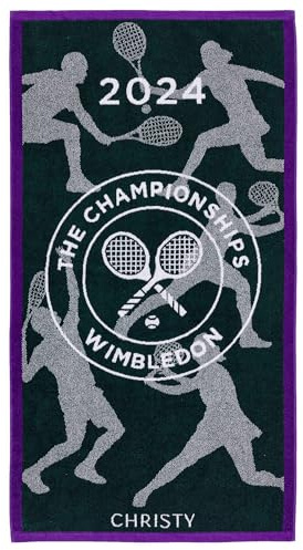 Wimbledon 2024 Giant Herren Tennis Beach Towel von Christy