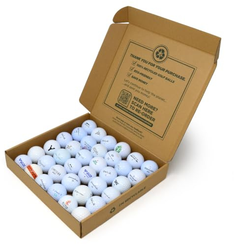 Second Chance Golf Lakeballs, Gemischt Distance Golf Balls, Recycelte Grade A Weiße, Gebrauchte Golfbälle für Alle Golfer