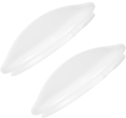 UKCOCO Lot De 2 Caches Plafonniers Ronds 7.87 Pouces Abat-Jour Plats Pour Luminaire Plafond Chambre Cuisine Balcon Salle De Bain Remplacement Facile
