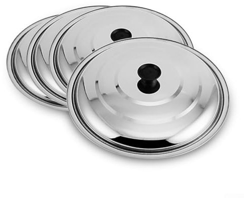 ZiStarlilife Tamaño de la tapa: 32 cm, 34 cm, 36 cm, 38 cm, 40 cm, acero inoxidable para sartenes planas, sartenes, wok (38 cm)