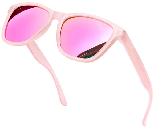 KANASTAL Lunettes de Soleil Homme et Femme UV400 | PC,UVA,UVB,Polarisées Sauf Jaune et Rouge Pur,Carré,Léger,Conduire,Voyage,Mode,Minimaliste,Quotidien,Unisexe,Multicolore