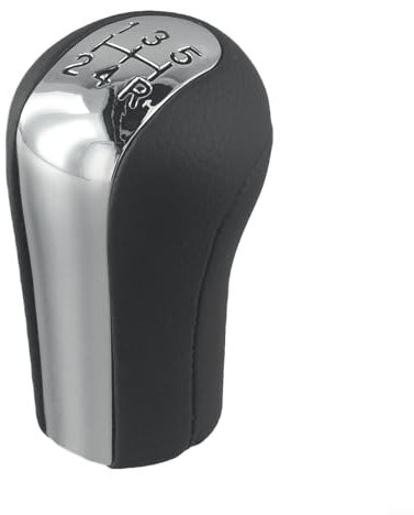 Besttoolifes Pomo de palanca de cambios para modelos Toyota Corolla, Rav4, Yaris, Verso Vintage cuero y diseño de metal para una mejor experiencia de conducción (5 velocidades)