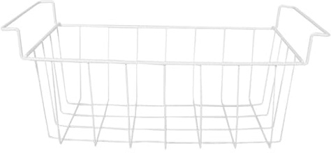 Healeved Cestello Sospeso per Congelatore a Pozzetto in Filo Metallico 38X22X20 CM Scaffale Organizer Regolabile per Conservazione Verdure e Alimenti Accessorio Versatile per Frigorifero