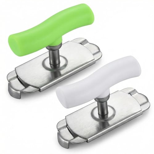 PLUSHCEWT Dosenöffner Edelstahl 2 Stück Verstellbar 2.5-9.5cm