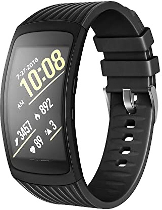 NotoCity Armband für Samsung Gear Fit 2 /Gear Fit 2 Pro, Quick-Fit Silikon Ersatz Armbänder, Mehrfache Farben