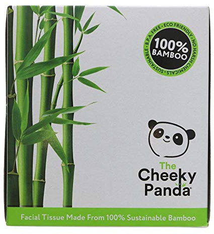 The Cheeky Panda | Bamboo Facial Tissue Cube Box | 3 x 1 Box (UK)