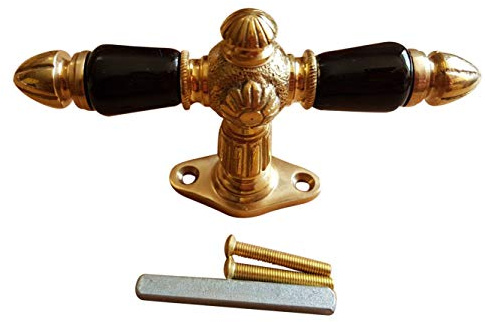 Graf von Gerlitzen Antik Style Messing Poliert Fenster Griff Fenstergriff Fensterolive F7P-S