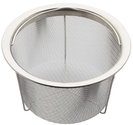 Instant Pot Official Large Mesh Steamer Basket, Stainless Steel, Round - Versatile Steamer & Strainer for Vegetables, Fish, and More - Durable, Rust-Resistant, Easy-Lift Handle, Dishwasher Safe