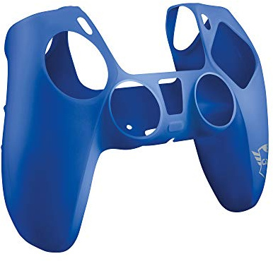 Trust Gaming GXT 748 Controller Hülle für DualSense, PS5, PlayStation 5, Silikon Hülle, Schutzhülle, Silikon Case, Anti-Rutsch - Blau