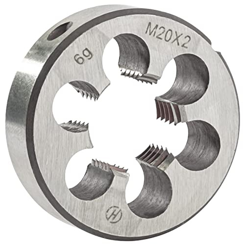 Aceteel M20 x 2 mm metrisches rundes Gewindeschneideisen, Rechtshänder, M20 x 2