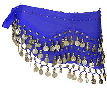 SOIMISS Bauchtänzerin-outfit Lila Anzüge Zigeunerrock Zubehör Für Bauchtänzerin Dunkelblauer Rock Chiffon-oberteile Schwarzgoldenes Kleid Bauchtasche Blaue Anzüge Kind Pailletten Schmuck