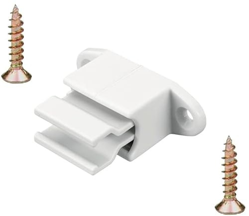 cyclingcolors kurbelhalter für kurbelstange 14mm verstellbar 28-48mm mit schraube kunststoff Weiß clip Befestigung unsichtbar kurbel halterung Fenster