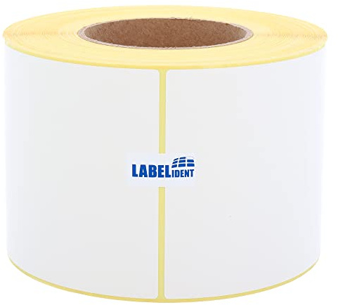 Labelident Versandetiketten 105 x 210 mm - 750 Thermoetiketten auf Rolle, 76 mm Kern | Selbstklebende Thermodirekt-Labels für DHL, DPD, FedEx, GLS, Hermes, UPS