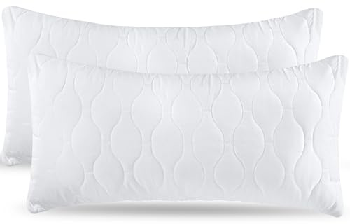 Utopia Bedding Relleno de Cojín Acolchada 40 x 80 cm (2 Unidades), Almohadas de Sofá (Blanco)