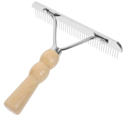 Happyyami 1stück Pferdehaarbürste Mit Holzgriff Praktische Reinigungsbürste Für Pferdepflege Entfernt Schmutz Und Lose Haare Langlebig Und Benutzerfreundlich