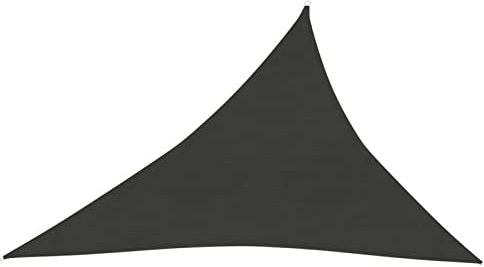Xichuzi Sonnensegel, Sichtschutz Balkon, Balkon Sonnenschutz, Sonnenschutzsegel,Regenschutz Balkon, Seitenmarkise, Sichtschutz Terrasse, 160 g/m² Anthrazit 3x4x5 m HDPE