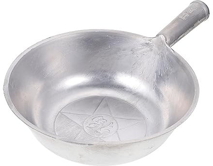 Cabilock 1 Louche À Eau En Aluminium Avec Manche Robuste Pour Cuisine Blanche Multifonctionnelle Pour La Maison