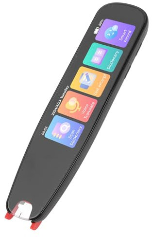 Bolígrafo Traductor, Bolígrafo Traductor de Voz Inteligente, Bolígrafo Lector de Escaneo de Alta Precisión con 5000 Caracteres por Minuto, Bolígrafo Inteligente Traductor de