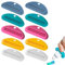 MOLZINY 10 Piezas Colorido Exprimidor de Pasta de Dientes Exprimidor de Tubos Reutilizable Exprimidor Exprimidor de Tubos de Pasta de Dientes para Pasta de dientes Crema de Manos