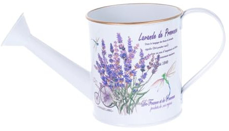 Mobestech Decorative Metal Flower Watering Can Tin Flower Pot Large for Indoor Outdoor Use for Gardening and Home Decor Watering Kettle for Plants