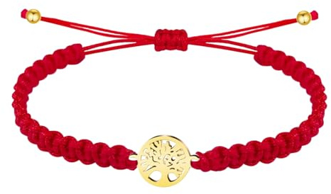 cotigo Pulsera Hilo Destino con Simbolos de acero inoxidable, amuletos de proteccion y suerte, Amuletos contra el mal de ojo - Pulsera Mujer/Pulsera Hombre, regalo original.