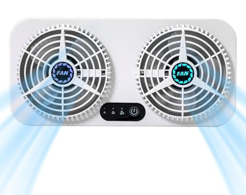 Générique Ventilateur d'extraction de fenêtre automatique, ventilateur d'extraction solaire de véhicule,Ventilateur de voiture à énergie solaire | de voiture à interface USB pour refroidir l