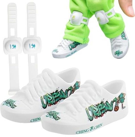 Mini-Fingerboard-Schuhe,Mini-Skateboard-Schuhe Finger Toys Skateboard-Schuhe Schreibtischspielzeug, Puppenschuhe, Finger-Scooter-Schuhe, Fingerboard-Schuhe, kleine Spielzeuge, Sneaker-Miniatur-