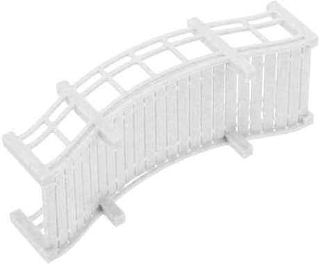 SEWACC Miniatur Gartenbrücke Vintage aus Harz Kleine Dekorative Terrassenbrücke für Feengärten und Mikrolandschaften Witterungsbeständig und Leicht Versetzbar