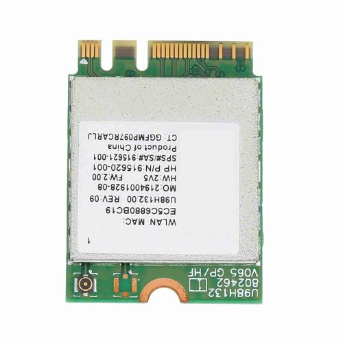 Ticfox Scheda di rete wireless AC Interfaccia Bluetooth 4.2 M.2 ad alta velocità 433 Mbps per laptop e desktop Probook 7/8/10 RTL8821CE