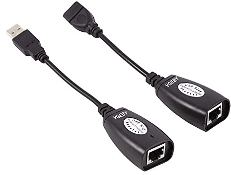 VGEBY USB 2.0 vers RJ45 Ethernet Extension Extender Câble Adaptateur Réseau Wired LAN pour