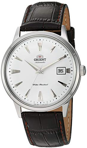 Orient Klassische japanische Automatikuhr aus Edelstahl, 40,5 mm