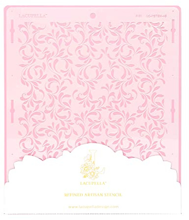 Lacupella Cake Decorating Stencil for Tall Buttercream Cake, Royal Icing, Ganache, Paint, Airbrush (FIFI)