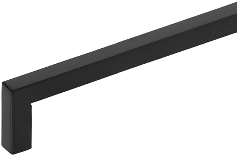 SOTECH Möbelgriff E8 BA 640 mm Edelstahl SS201 schwarz matt brüniert | Stangengriff Relinggriff für Küche Bad und mehr