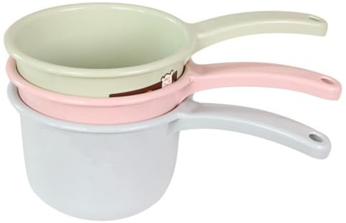 3-Pack Bath Water Ladle – Long Handle Plastic Dipper for Hair Washing, Baby Bath, Bucket Bath, Camping & Cleaning