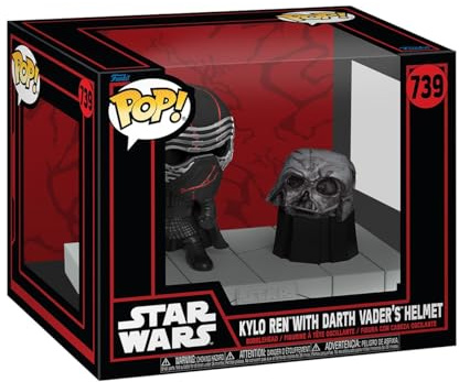 Funko POP! Deluxe: SW Darkside - Kylo Ren - Star Wars - Samlarobjekt Vinylfigur - Presentidé - Officiell Merchandise - Leksaker för barn och vuxna - Filmfans - Modellfigur för samlare och utställning